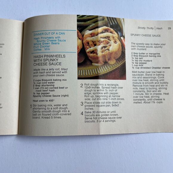 Vintage Cookbook Betty Crockers Bisquick Cookbook Chapter Two Strictly Thrifty - Picture 6 of 7